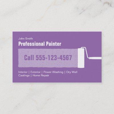 Custom Purple Professional Home Painting