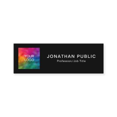 Custom QR Code Company Logo Employee Name Mini Calling Card
