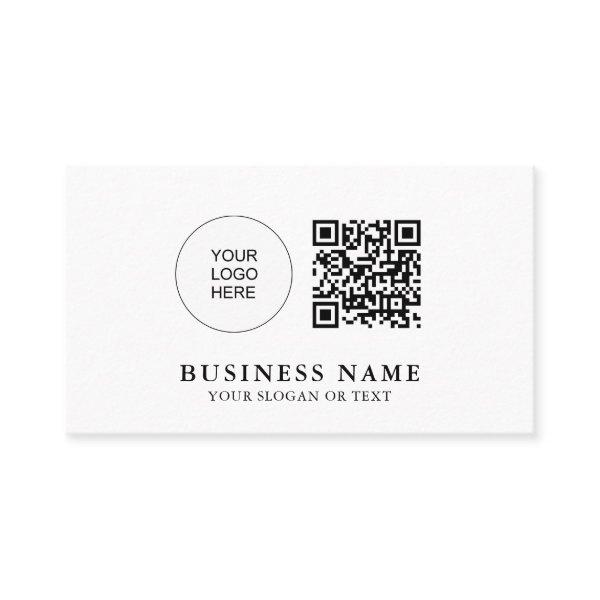 Custom QR Code Company Logo Here