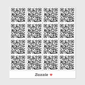 Custom QR Code for Business Custom Cut Vinyl Sticker