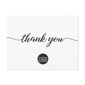 Custom QR CODE logo Business template Postcard