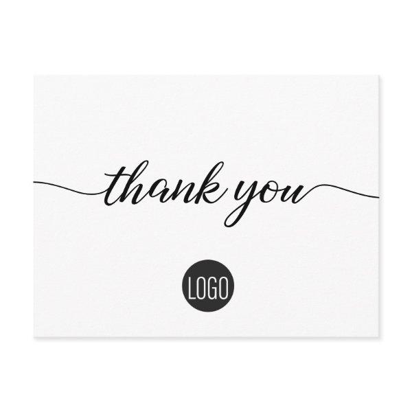 Custom QR CODE logo Business template Postcard