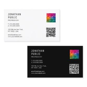 Custom QR Code Logo Modern Elegant Simple Template