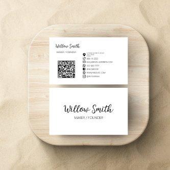 Custom QR Code Minimalist Small