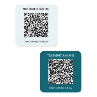 Custom QR Code Scan Info and Text