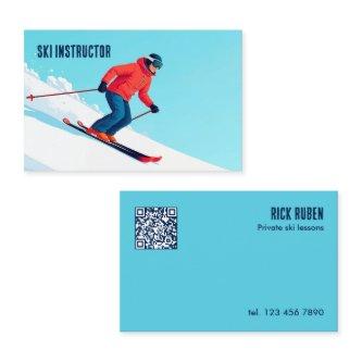 Custom QR Ski Instructor