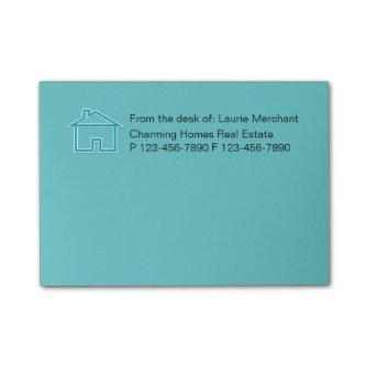 Custom Real Estate Post Post-it® Notes