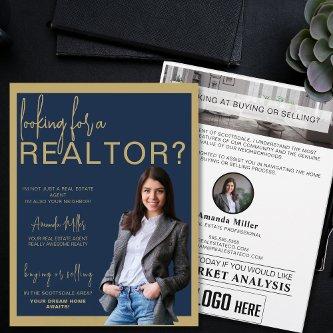 Custom Realtor Professional Real Estate Marketing Flyer