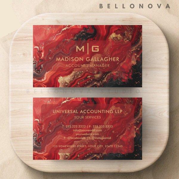 Custom Red Black Gold Space Cosmos Professional