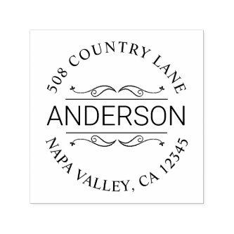 Custom Return Address  Self-inking Stamp