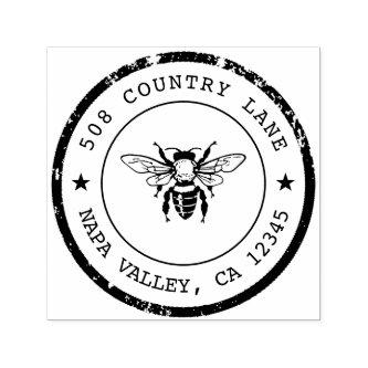 Custom Return Address  Self-inking Stamp,Bee Stamp