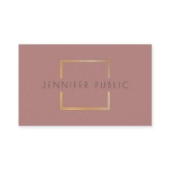 Custom Rose Gold Elegant Professional Template