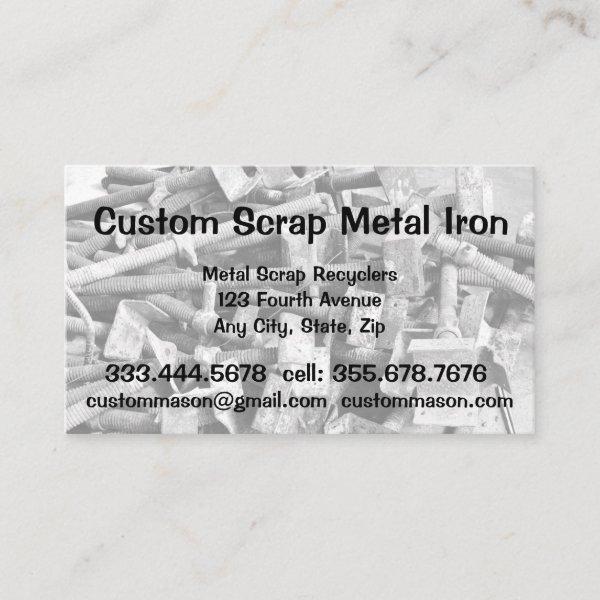 Custom Scrap Metal Iron Recyclers