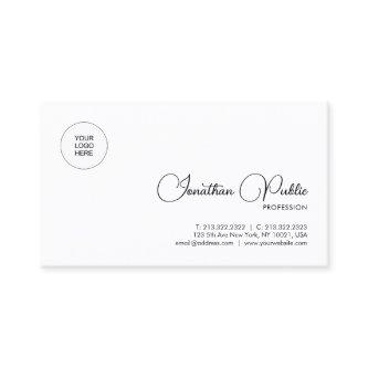 Custom Script Name Upload Company Logo Modern