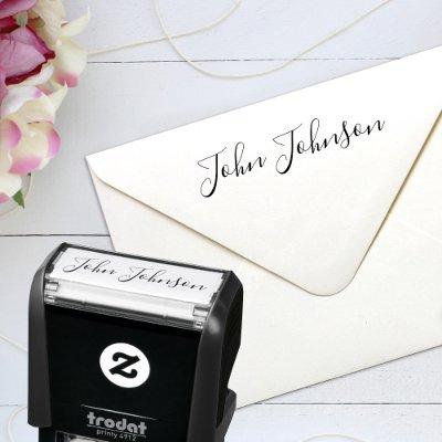 Custom Signature Personalized Self Inking Stamp