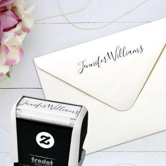 Custom Signature Personalized Self Inking Stamp