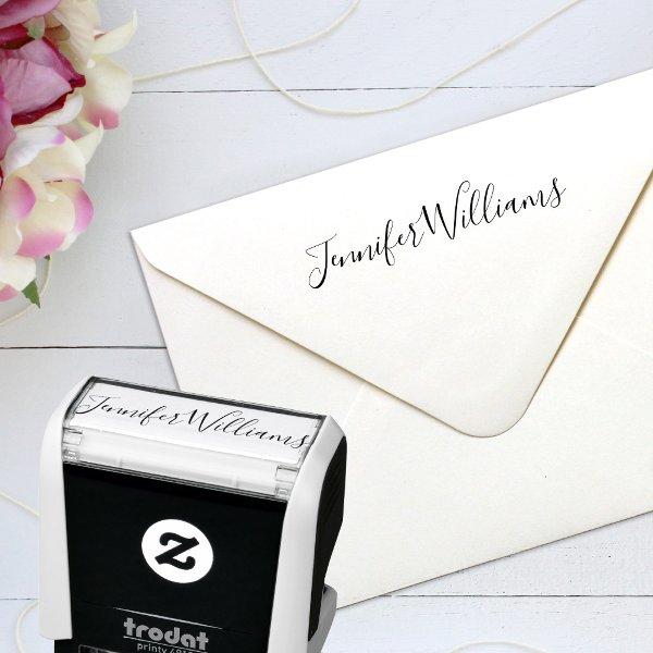 Custom Signature Personalized Self Inking Stamp