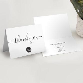 Custom simple business customer appreciation thank you card