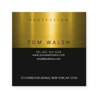 Custom Simple Elegant Gold Black