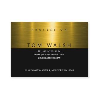 Custom Simple Elegant Gold Black
