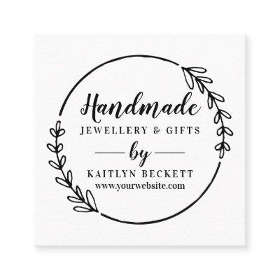 Custom Small Business Supplies Homemade/ Handmade  Square