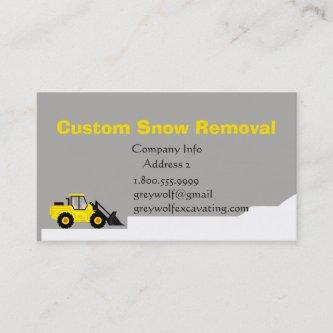 Custom Snow Removal Bulldozer Business
