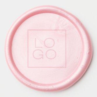 Custom Square Business Logo Minimalist Wax Seal Sticker
