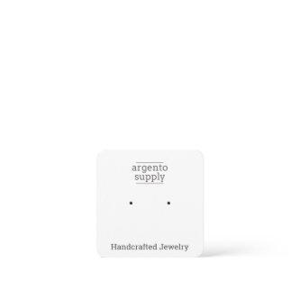 Custom Square Card for Stud or Post Earrings