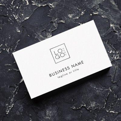Custom Square Logo | Professional Company QR Code