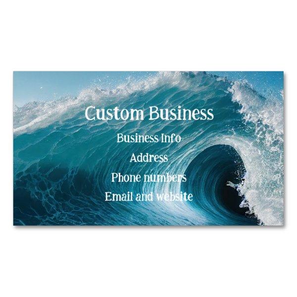 Custom Surfing Surf Tropical Beach Curl Wave Ocean  Magnet
