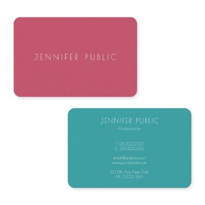 Custom Template Professional Elegant Modern