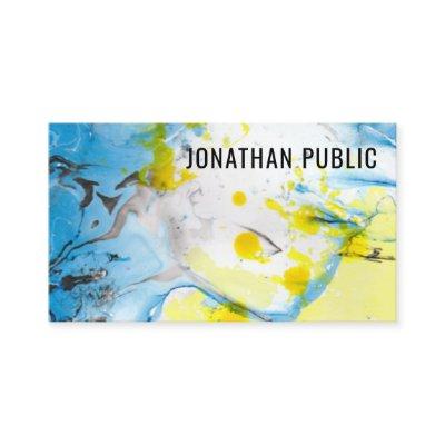 Custom Template Professional Modern Blue Yellow