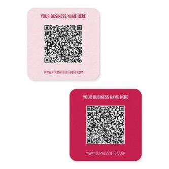 Custom Text and Colors  with QR Code