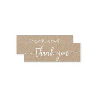 Custom Thank You Minimalist Modern Elegant Script Mini