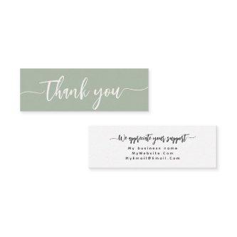 Custom Thank You Minimalist Modern Elegant Script Mini