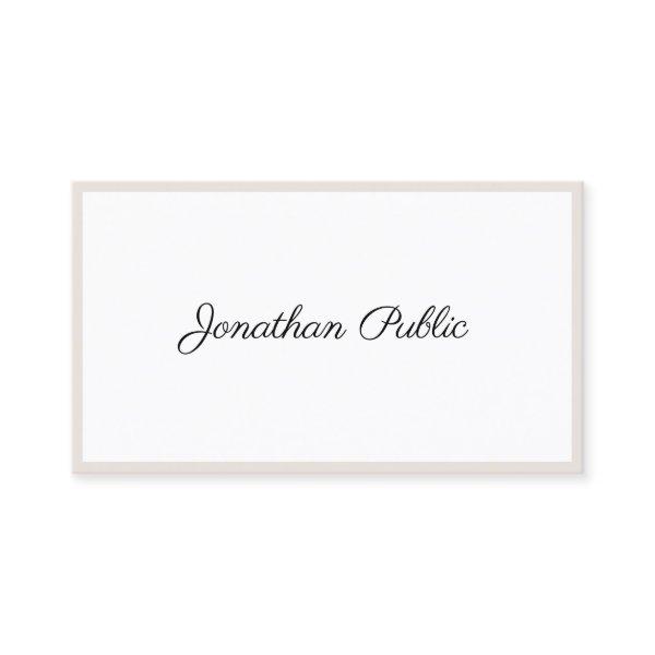 Custom Typography Modern Elegant Minimalist