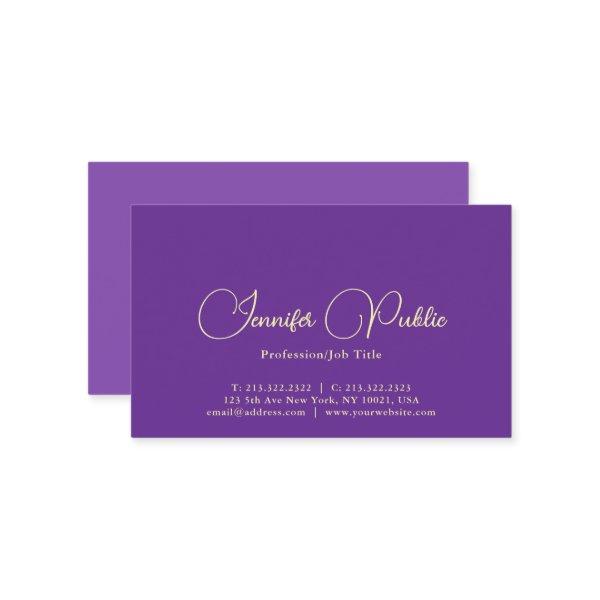 Custom Typography Name Professional Elegant