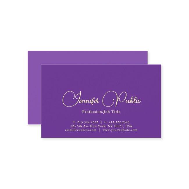 Custom Typography Name Professional Elegant