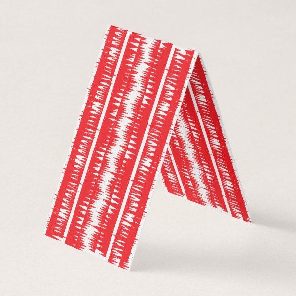 Custom Vertical Tent Fold Folded