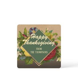 Custom Vintage Antique Holiday Seasons Greetings