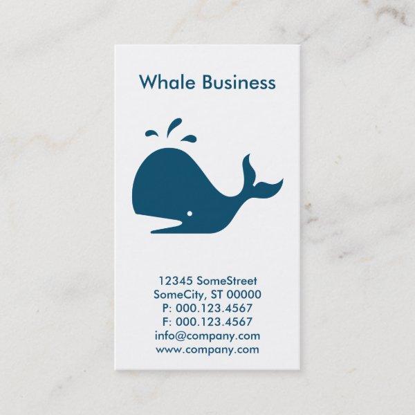 custom whale business