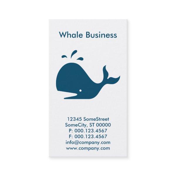 custom whale business