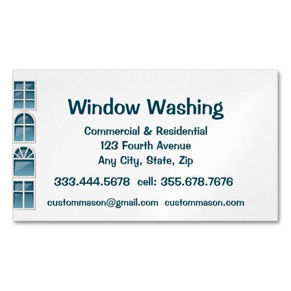 Custom Windows Washing Washer  Magnet