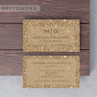 Custom Yellow Gold Glitter Professional