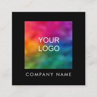 Custom Your Business Logo Elegant Modern Template Square
