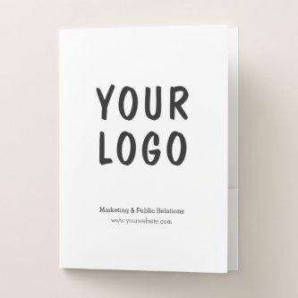 Custom Your Business Logo  Pocket Folder