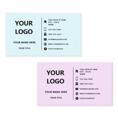 Custom Your Logo Name Address Info