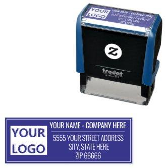 Custom Your Logo Name Return Address Color Stamp