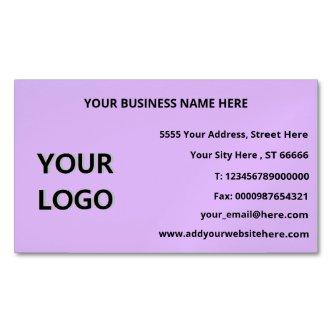 Custom Your Logo Text Info Magnetic