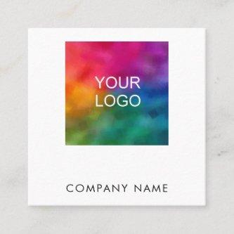 Customer Modern Elegant Professional Company Logo Square